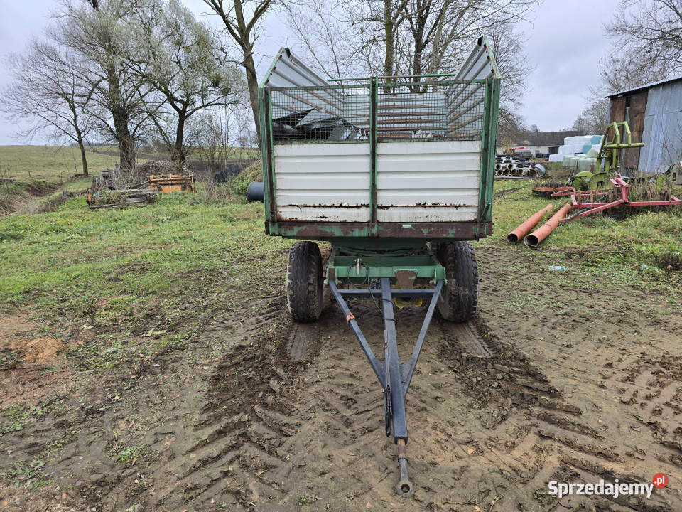 Przyczepa samowyładowcza EUROTRANS 6000 6 t do podlaskie Czerkiesy sprzedam