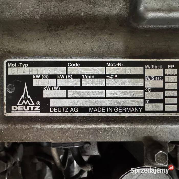 Silnik Deutz bf4m1013 Atlas 1504 Siewierz