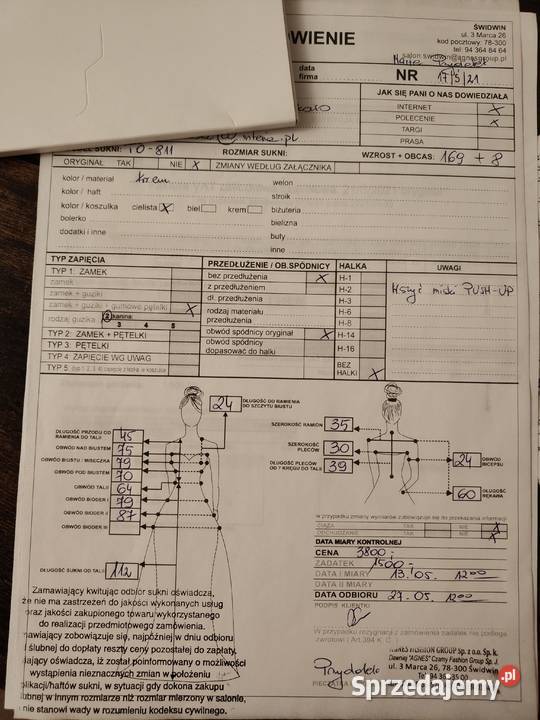 Suknia ślubna NOWA Szczecin