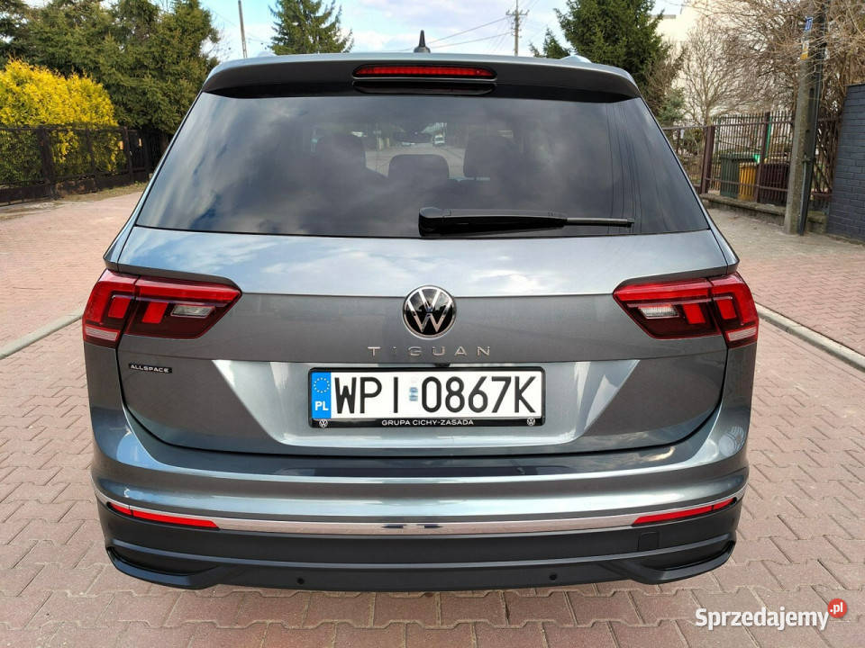 Volkswagen Tiguan Allspace Salon Polska stan komputer pokładowy Mińsk Mazowiecki