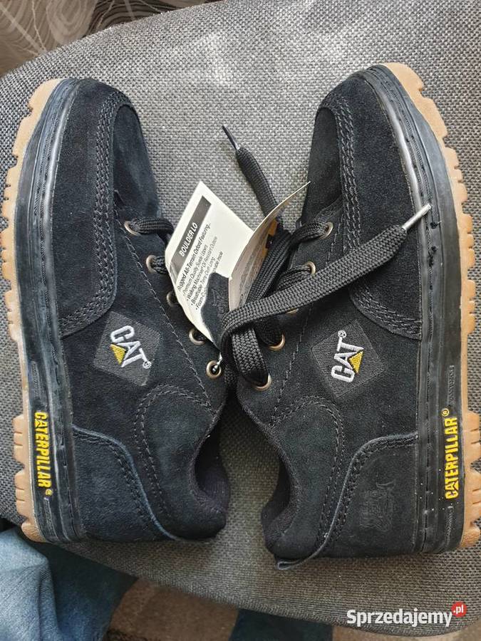 Buty skórzane Caterpilar 45 czarne stan Warszawa