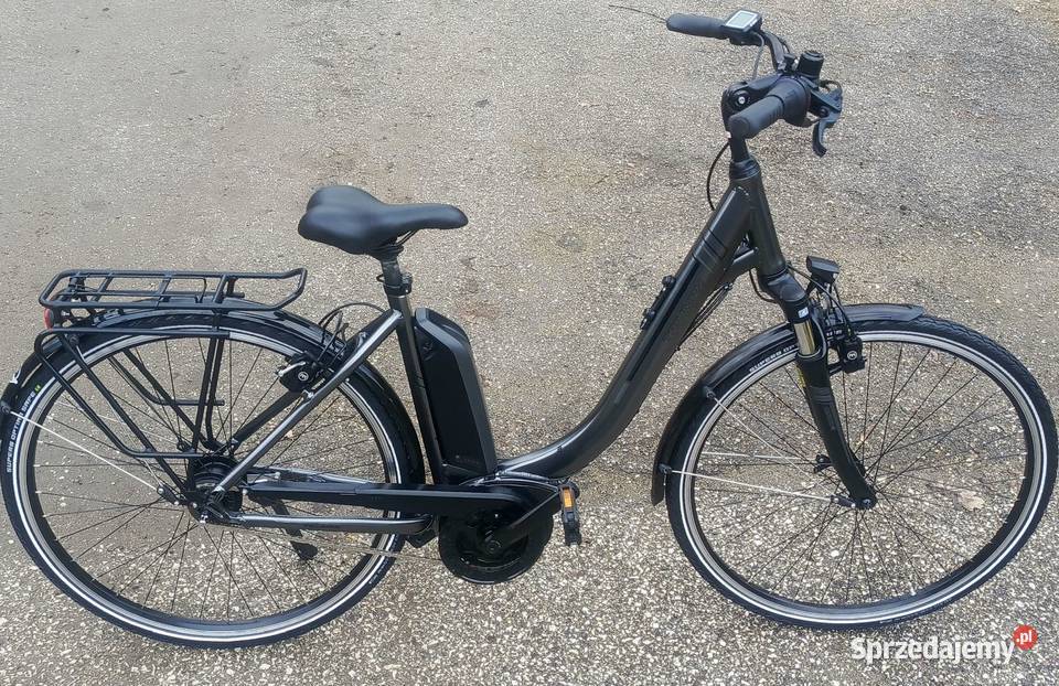 Rower elektryczny TRUMPH STAŃ NOWY PRZEBIEG Górno