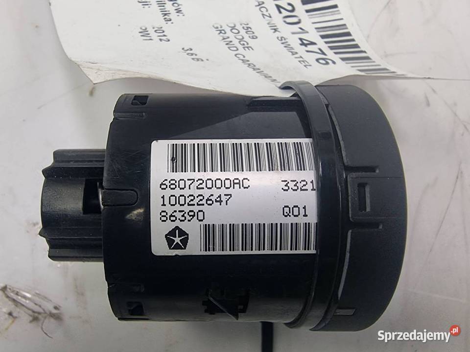 WŁĄCZNIK ŚWIATEŁ DODGE GRAND CARAVAN 68072000AC Lipno