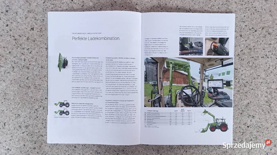 FENDT 300 Vario Ciągnik rolniczy Traktor Poradniki, albumy i reportaże Bytom