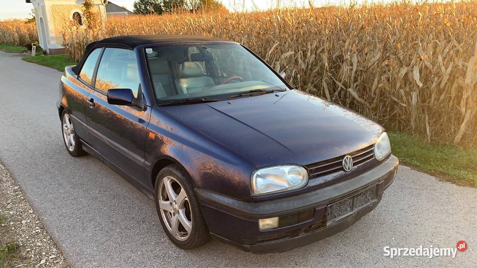Vw Golf 3 cabrio 18 benzyna 90 koni nowy da Nowy Targ