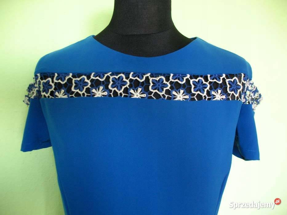 Sukienka z koronką 46 3XL biust 110 Bez wzoru Siedlce