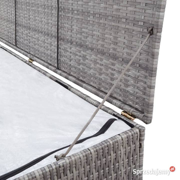 vidaXL Skrzynia ogrodowa szara 120 x 50 x 60 Warszawa