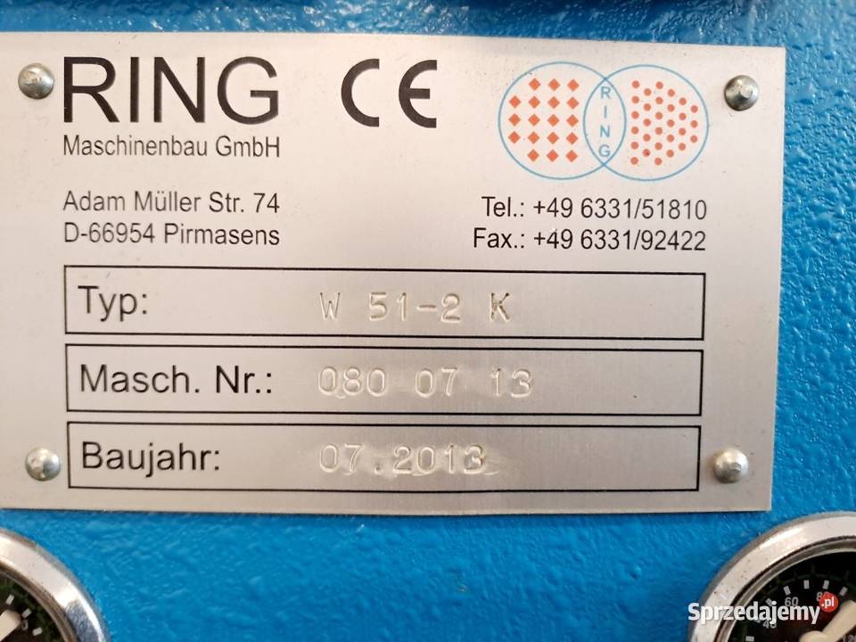Formowarka przyszew do obuwia RING W512K Stary Sącz