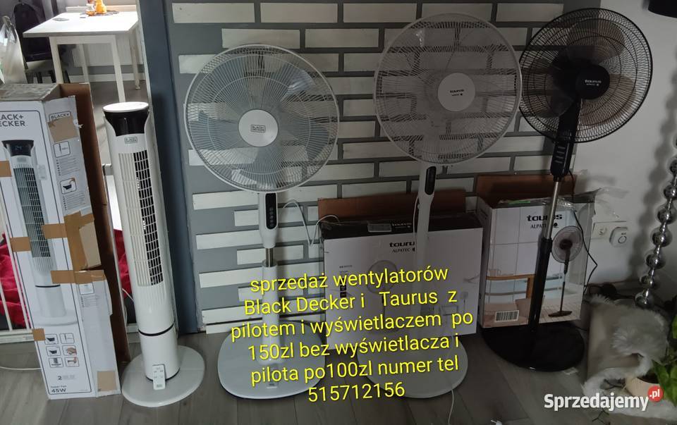 Wentylatory nowe 3 tryby chłodzenia opsugiwane Odolanów
