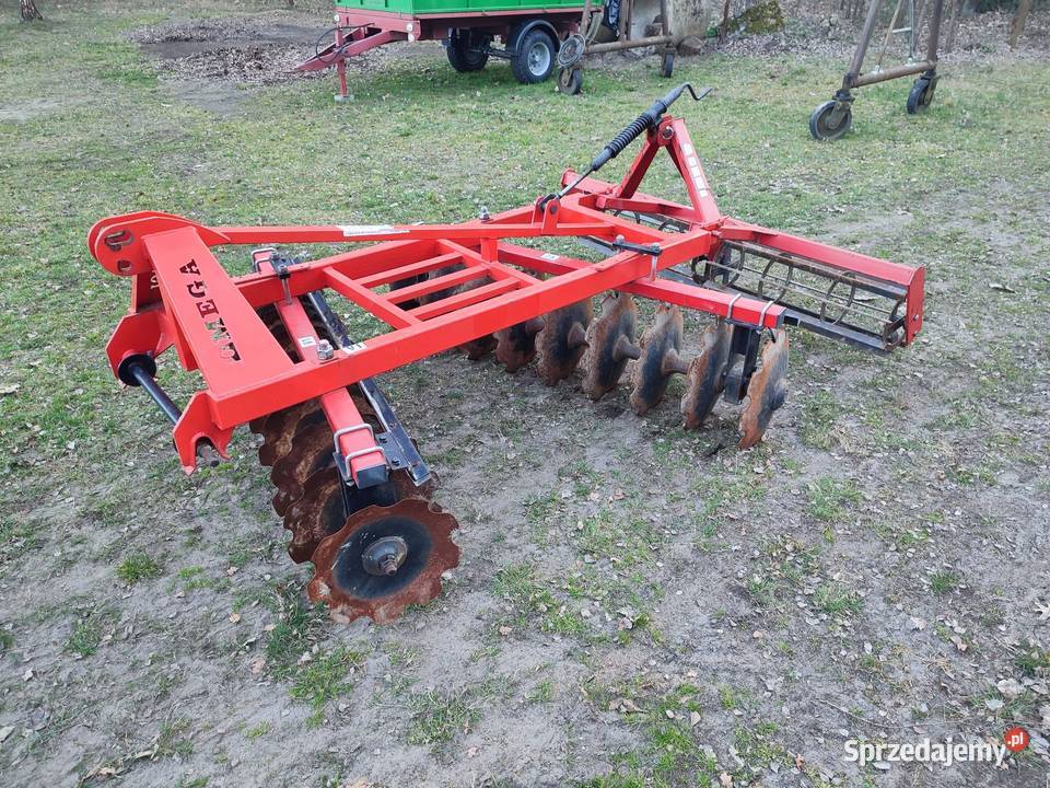 Talerzówka 2x9 2 metry z wałkiem Omega brona Głowno