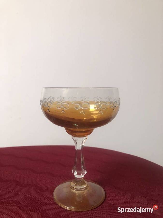 66 kmpl kieliszki do szampana i likieru styl Art Kraków