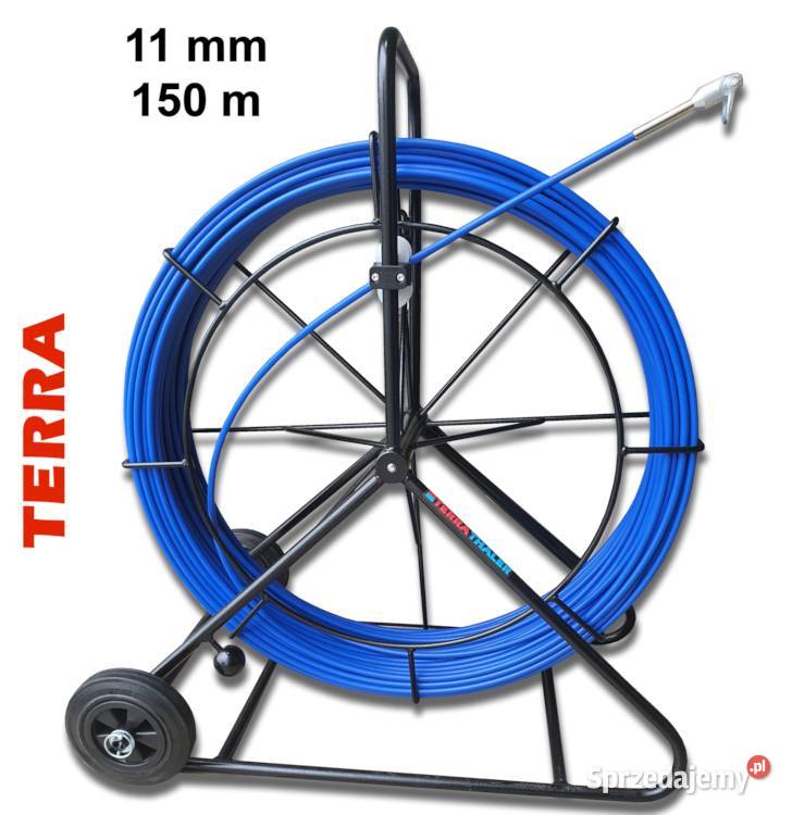 Włókno do wciągania kabli 150m 11m na stojaku