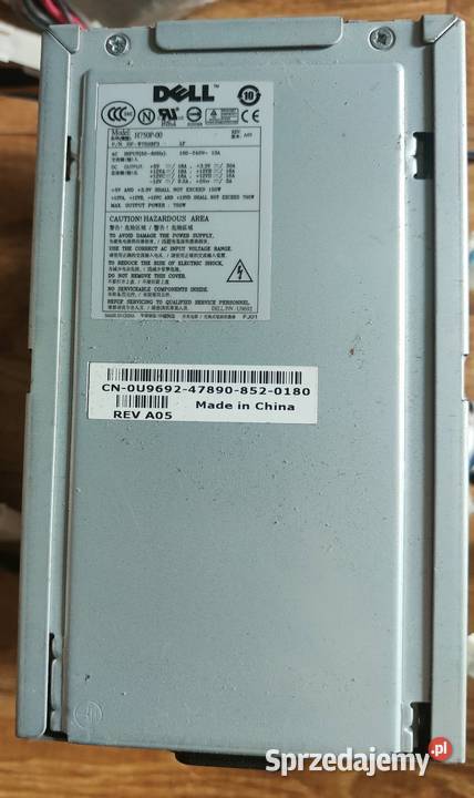 Zasilacz komputerowy serwer Dell 700W zamienię
