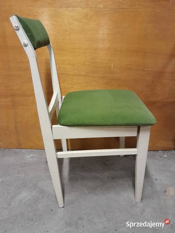 Stare krzesło plszyna krzesła PRL 3 sztuki retro Meble Dąbrowa Górnicza