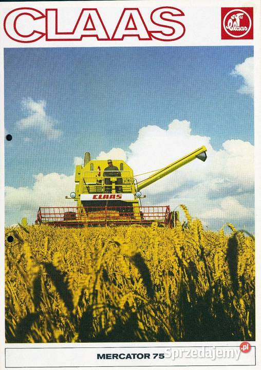 Instrukcja obsługi katalog Claas Mercator 75 Szamotuły