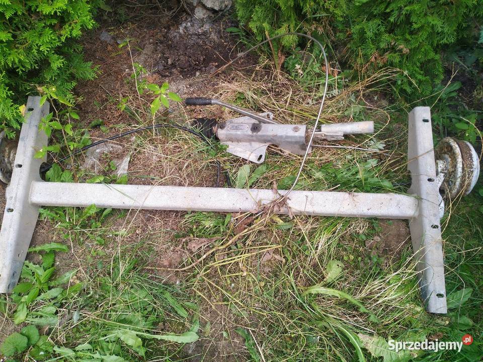 Oś zaczep z hamulcem najazdowym dokumenty małopolskie Limanowa