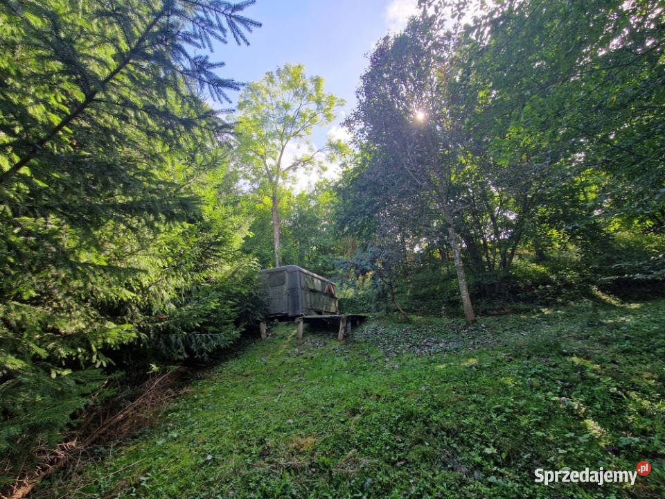 działka rekreacyjna jeziorem 823m2 Lubasz