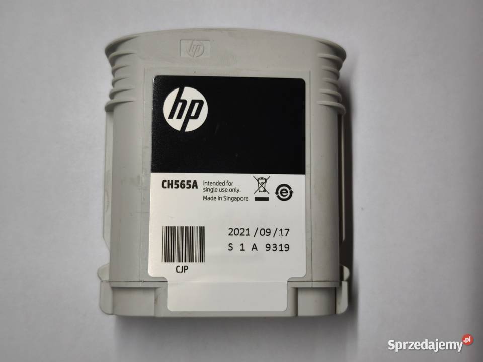 TUSZ HP 82 BLACK CH565A UŻYWANY ORYGINAŁ Gdańsk