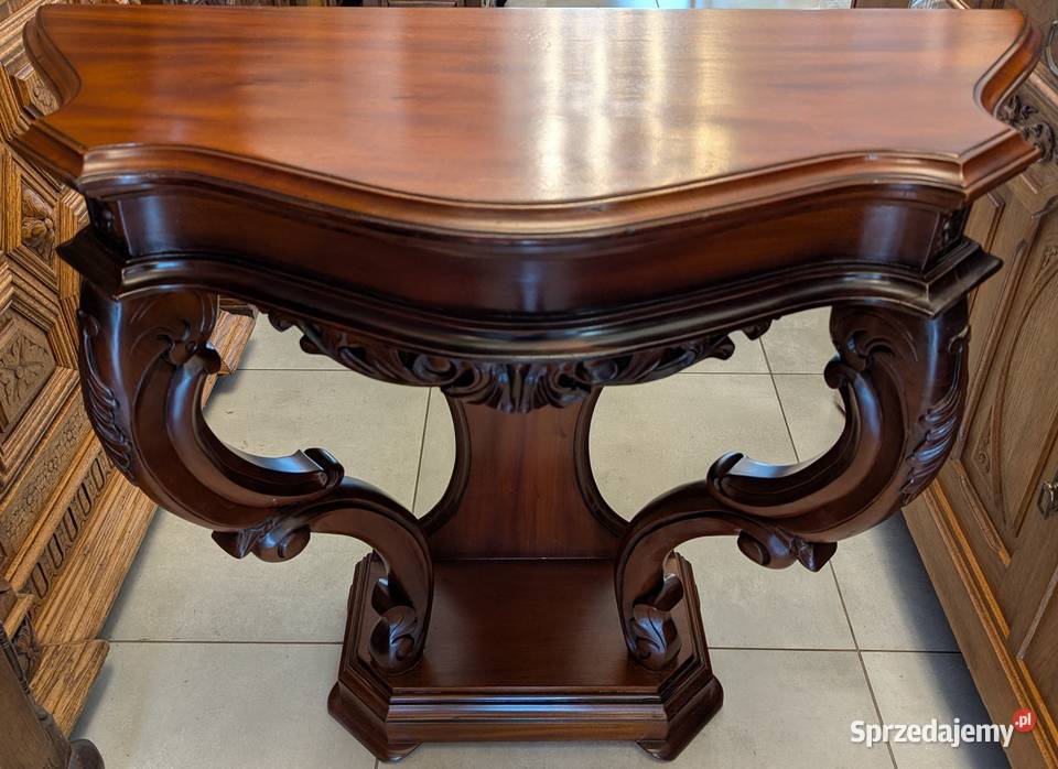 Piękna włoska konsola mahońsklep Dąbrowa śląskie Dąbrowa Górnicza sprzedam