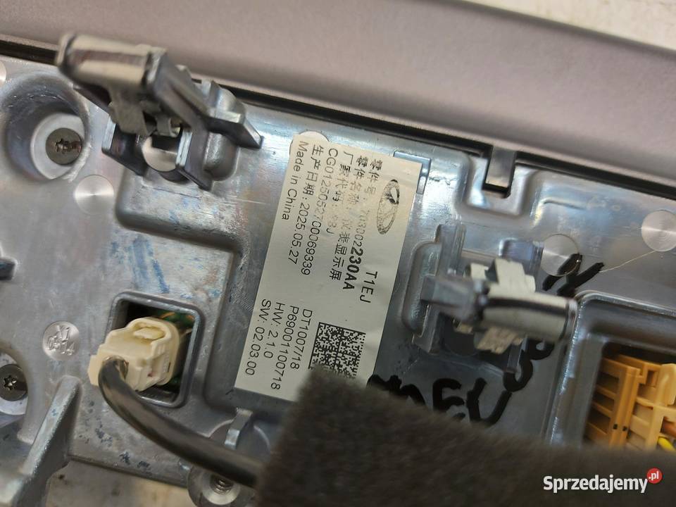 Cherry Jaecoo 7 PHEV 2025r Ekran wyświetlacz sprzedam