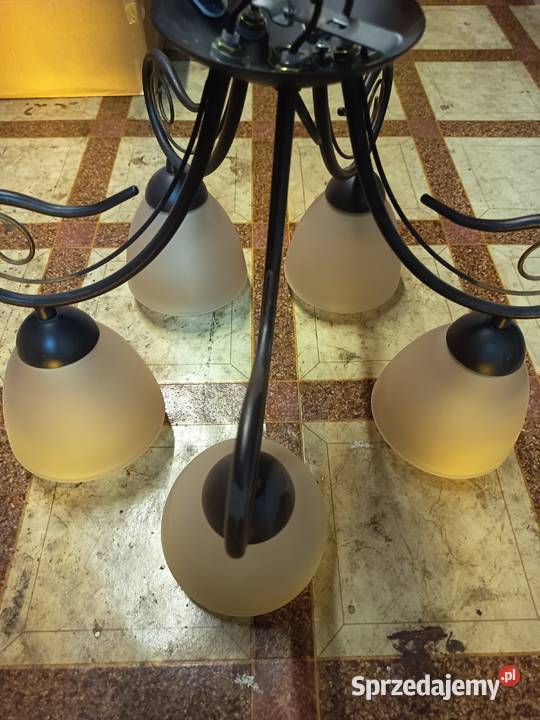 Żyrandol szklany Sulejówek