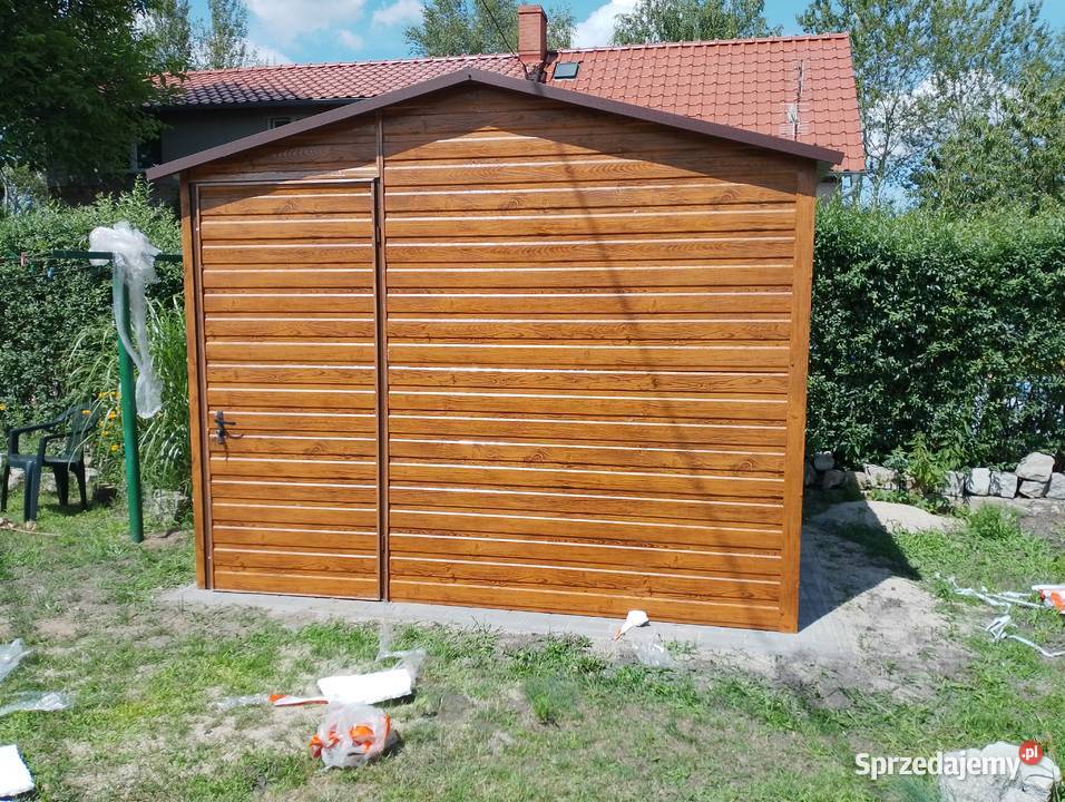 Mały Schowek Narzędziowy Garaż na drewno z