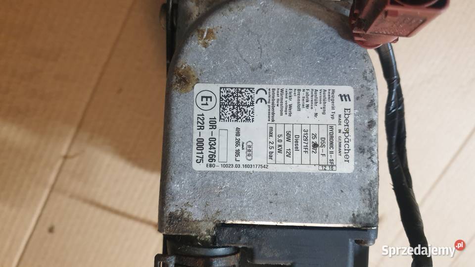Webasto ogrzewanie postojowe Webasto Audi Nowiny sprzedam