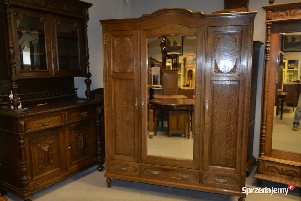 szafa artdeco 1930 dąb śląskie