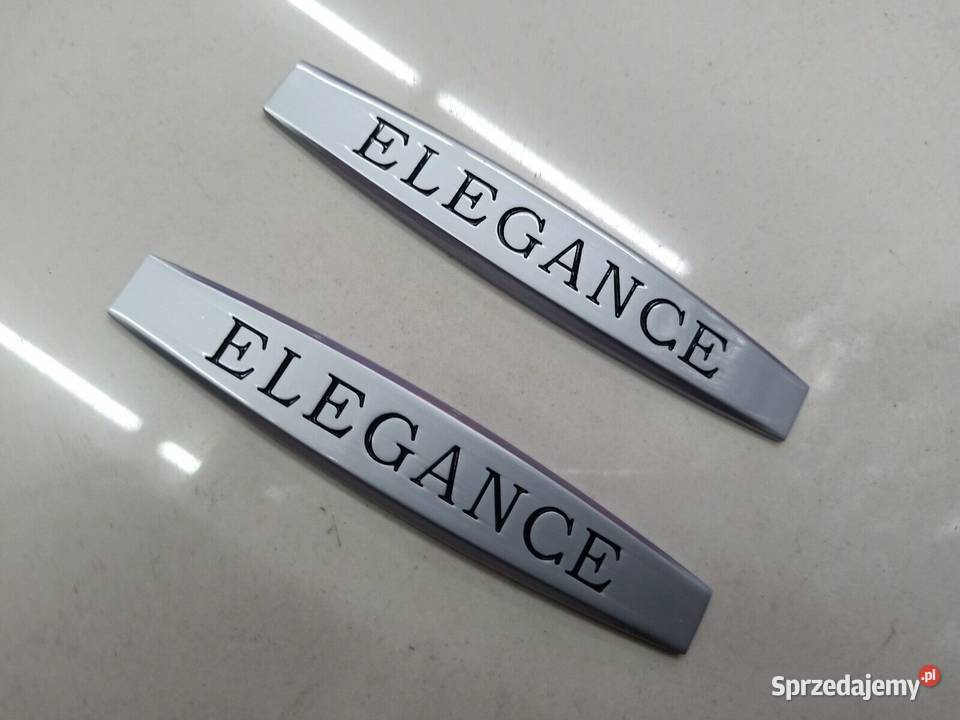 NOWY przyklejany emblemat ELEGANCE znaczek logo Motoryzacja Zamość sprzedam