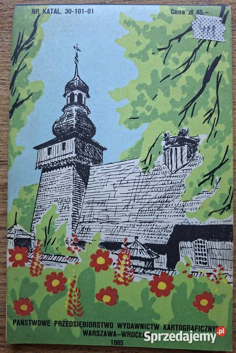 Gorce mapa turystyczna 175 000 Kraków