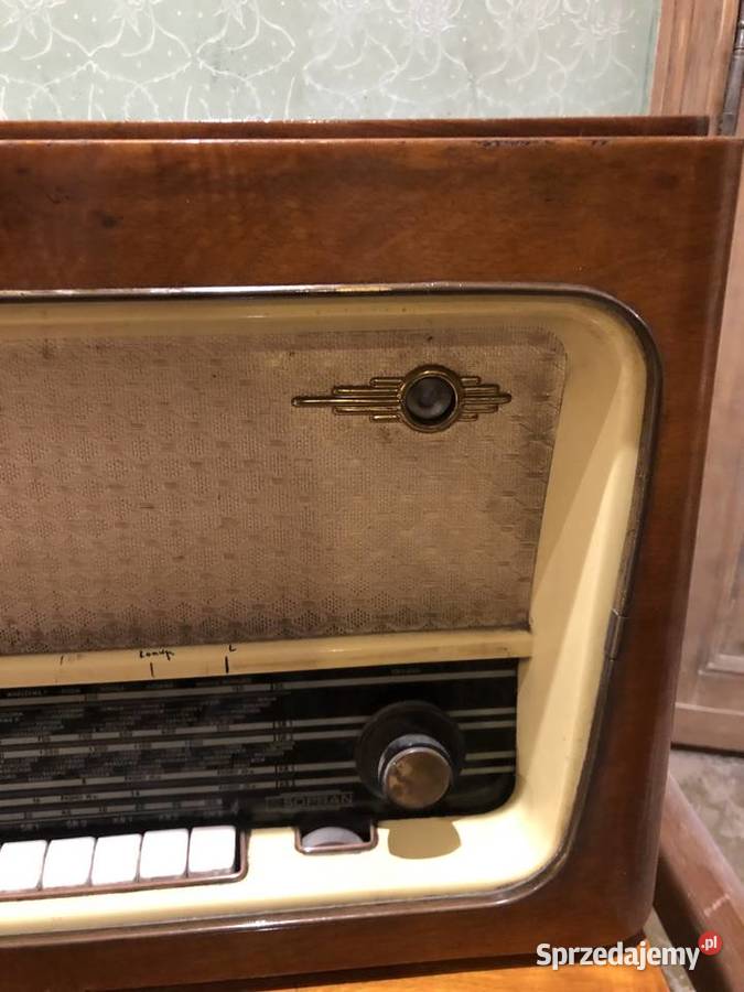 zabytkowe radio lampowe Symfonia 6283 Gliwice