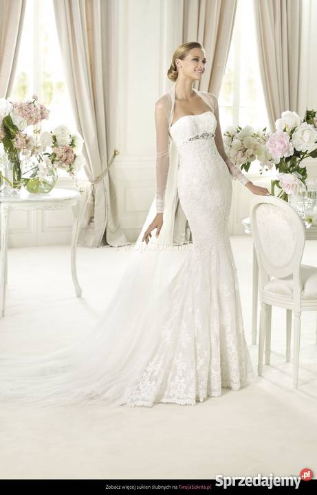 SUKNIA ŚLUBNA PRONOVIAS SILABA Z SALONU MADONNA Rozmiar 38(M) Gdynia