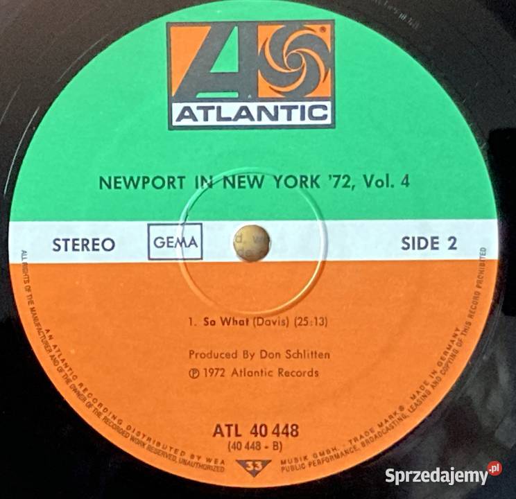 Newport In York 72 The Jam Sessions Vol 4 1 płyta zachodniopomorskie Szczecin sprzedam