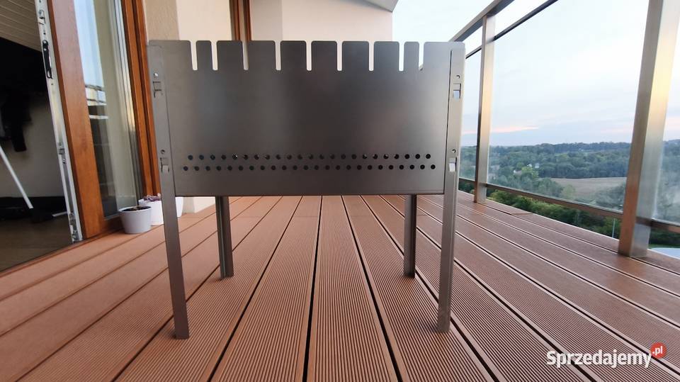 Grill Mangal na szampury składany stal 15 mm lubelskie Lublin