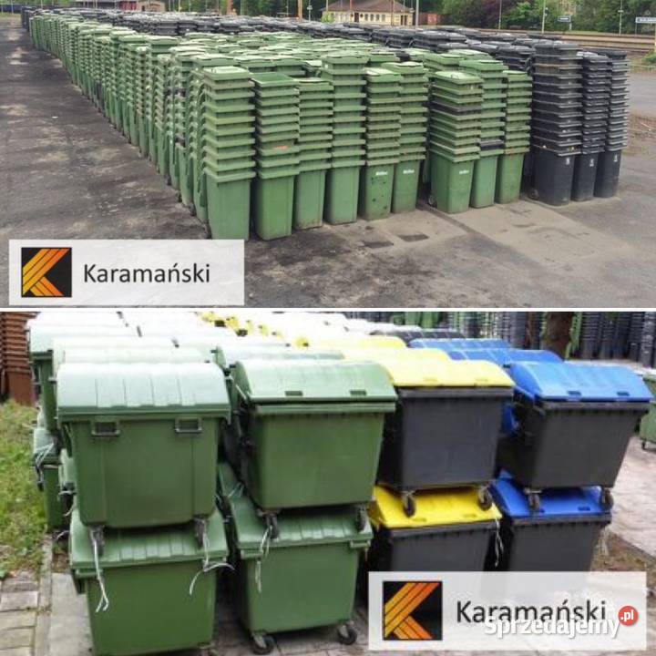 używane pojemniki na odpady 120 L 140 L 240 L mazowieckie Radom sprzedam