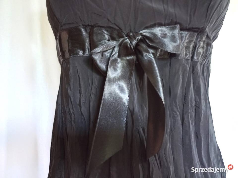 Top czarny Bluzka ramiączka r 3638 Koszulka Białystok
