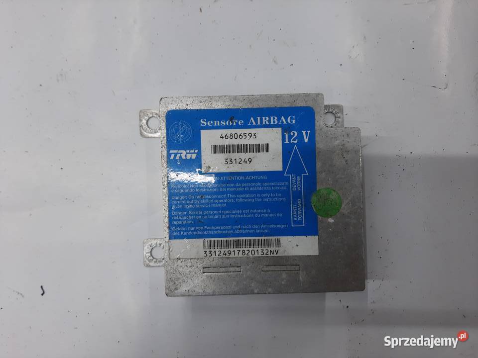 Sensor moduł sterownik poduszek Air Bag Fiat Ksawerów