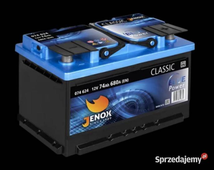 Akumulator Jenox Classic 74Ah 680A R074624AB osobowe Wałbrzych