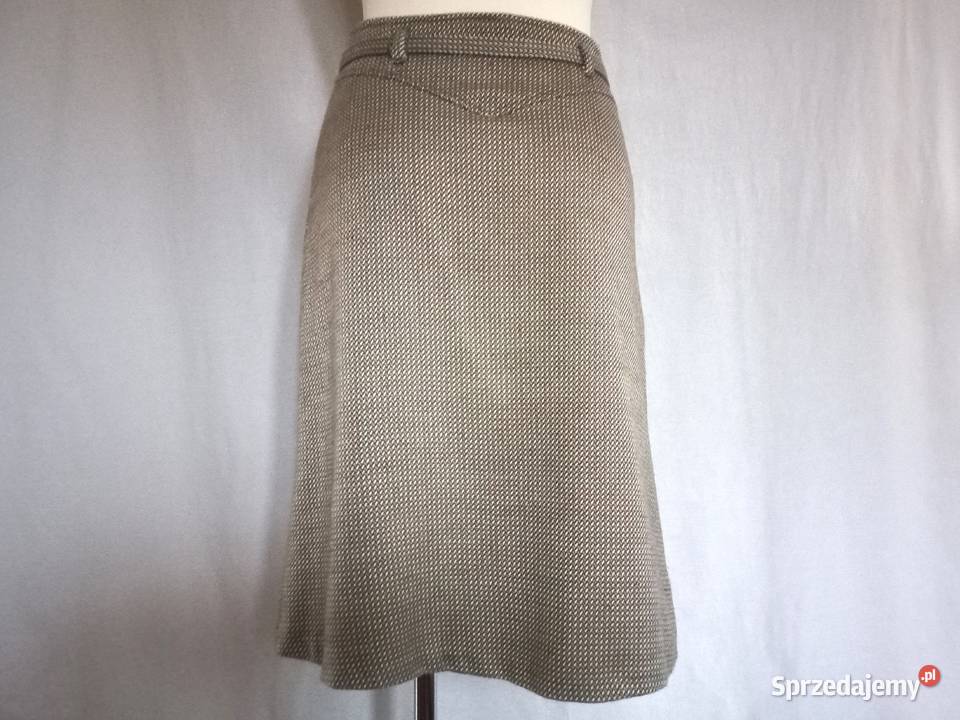 Spódnica kratka Brąz MIDI r SM Pasek stan Białystok