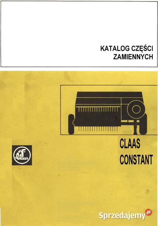 Katalog części Claas Constant Szamotuły
