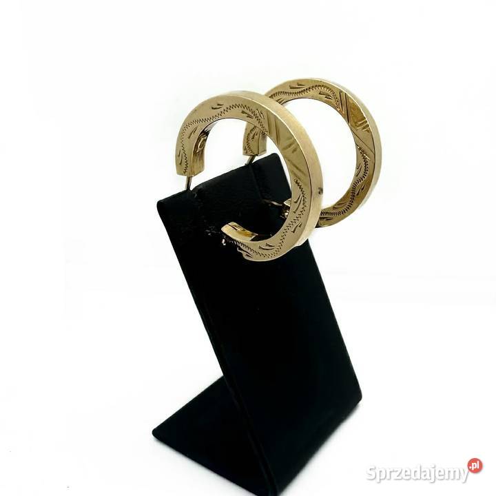 Złote Kolczyki pr 750 39g Elbląg