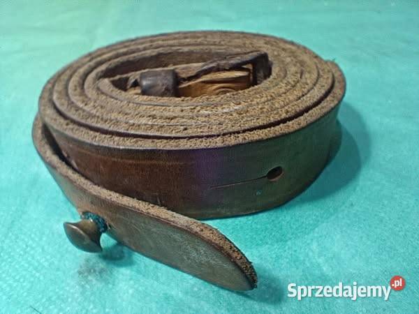 Stary wojskowy skórzany pasek sprzedam