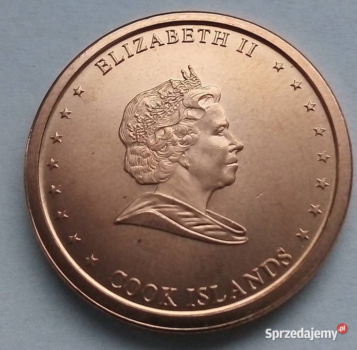 WYSPY COOKA 5 CENT2010 r ELŻBIETA KWIAT ŁADNA