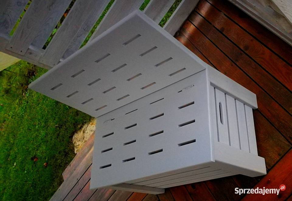 Skrzynia ze składanym oparciem ławka z oparciem Radków