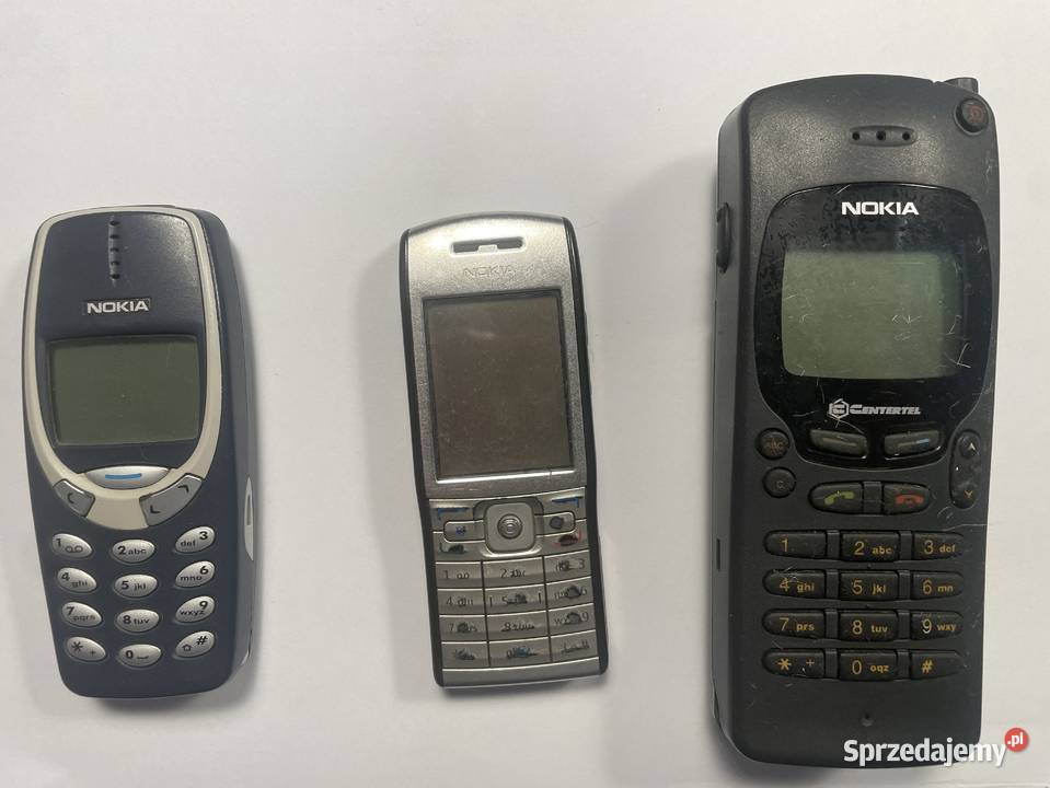 stare Nokie 3 sztuki sztuki 3310 E50 350450 Poznań