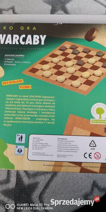 Ekologiczna gra Warcaby Moszczenica