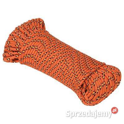 vidaXL Linka żeglarska pomarańczowa 3 mm 100 m mazowieckie