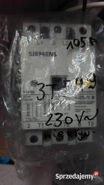Stycznik Siemens 3TF49 105A Dąbrowa Górnicza