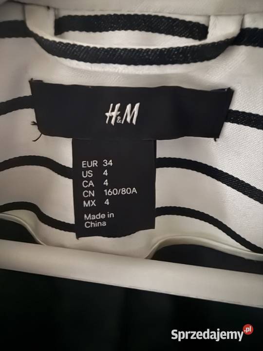 Marynarka damska firmy HM rozmiar 34 Marynarki i żakiety