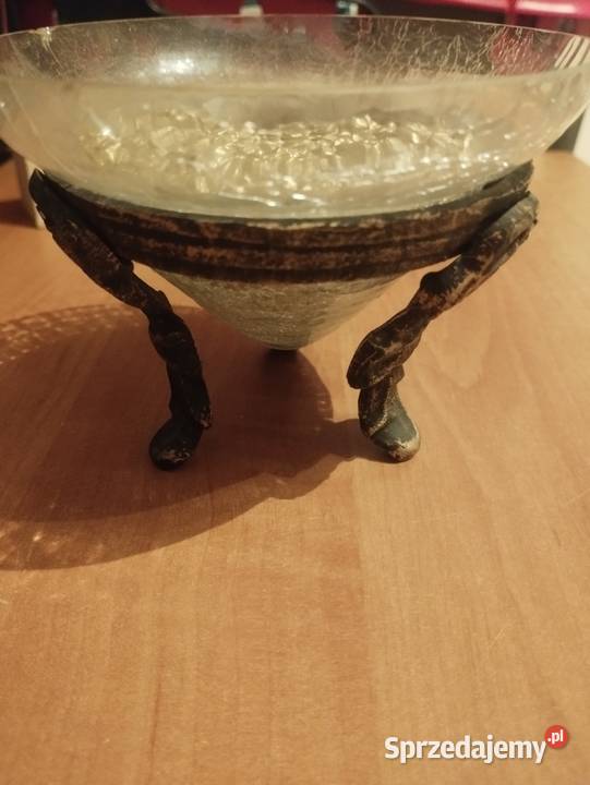 Cukiernica mosiężna stara bogato zdobiona Cukiernice pomorskie Gdańsk